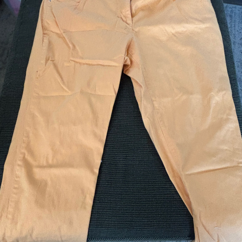 Vintage Chaus Lt Orange Jeans with Pockets